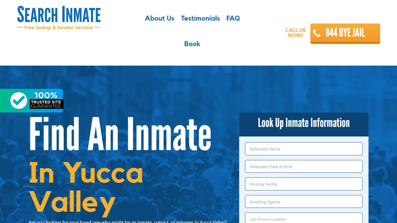 Find An Inmate in Yucca Valley, California – SearchInmate.com